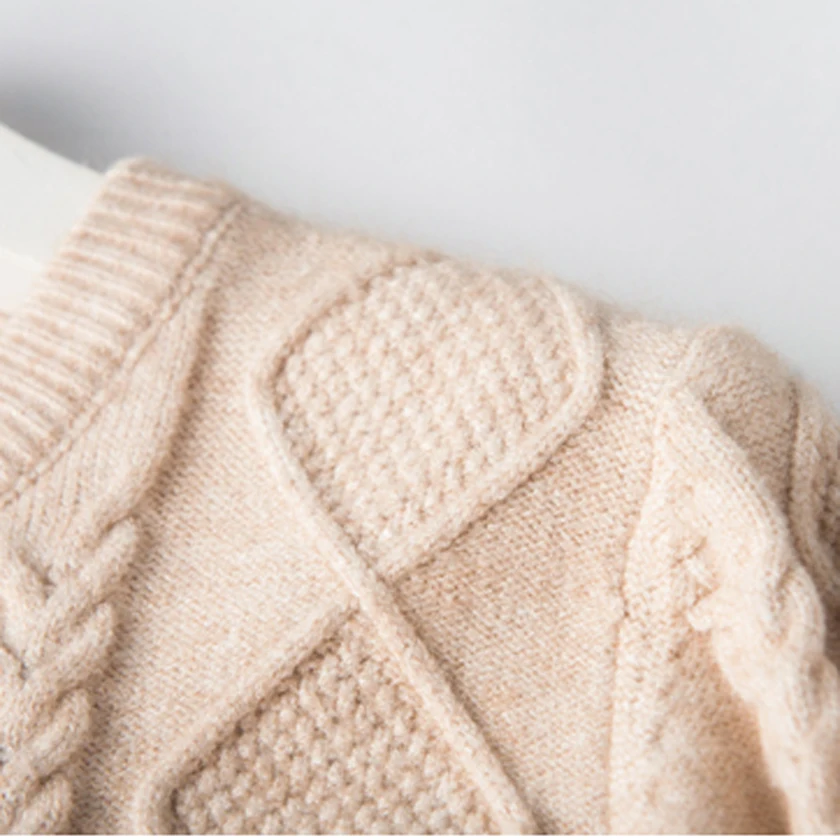 Thicken Cashmere Soft O-eneck Sweaters and Pullovers for Women Warm Autumn Winter Fluffy Jumper Female Brand | Женская одежда
