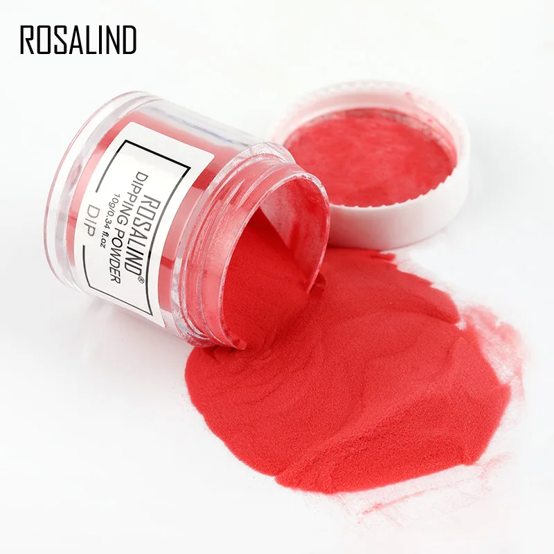 ROSALIND 10 г окунающий порошок для ногтей натуральный цвет голографический блеск