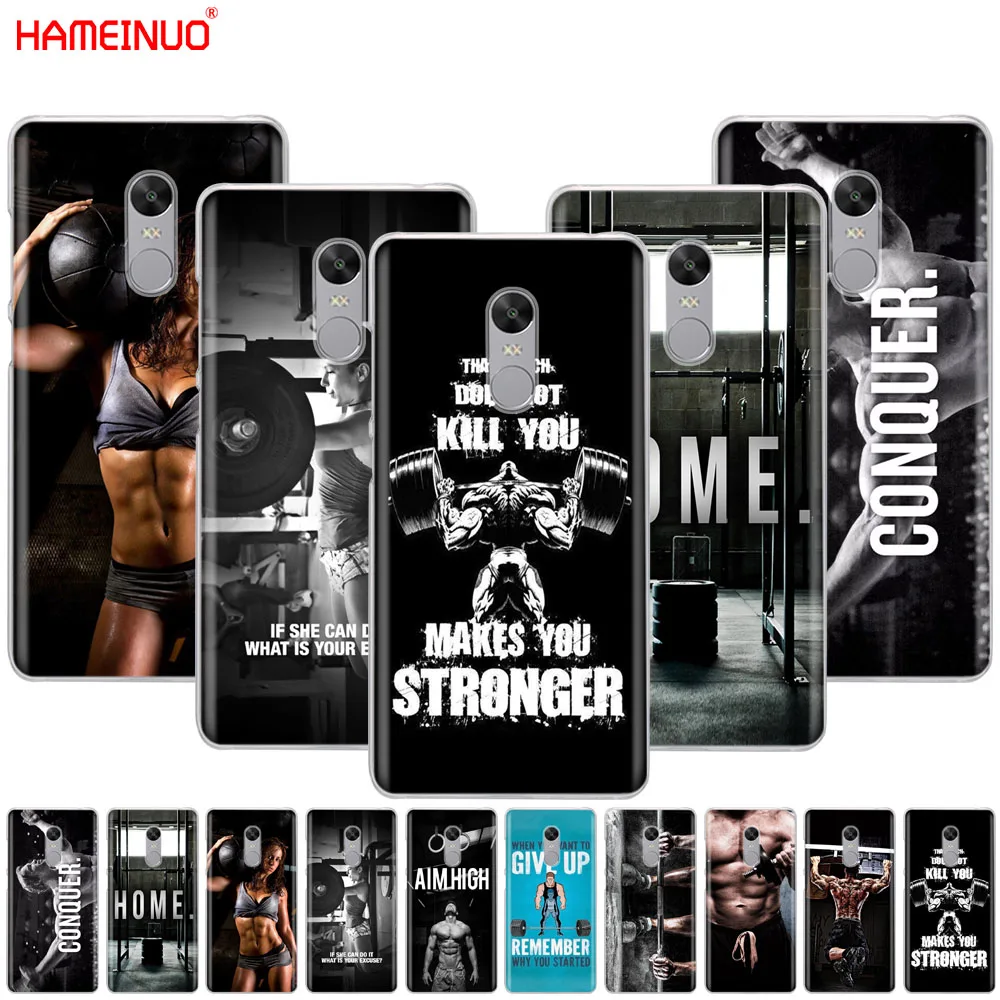 Чехол для телефона hameynuo Loving Bodybuilding Gym Fitness Cover Xiaomi redmi 5 4 1 1s 2 3 3s pro PLUS note 4X 4A 5A|Бамперы|