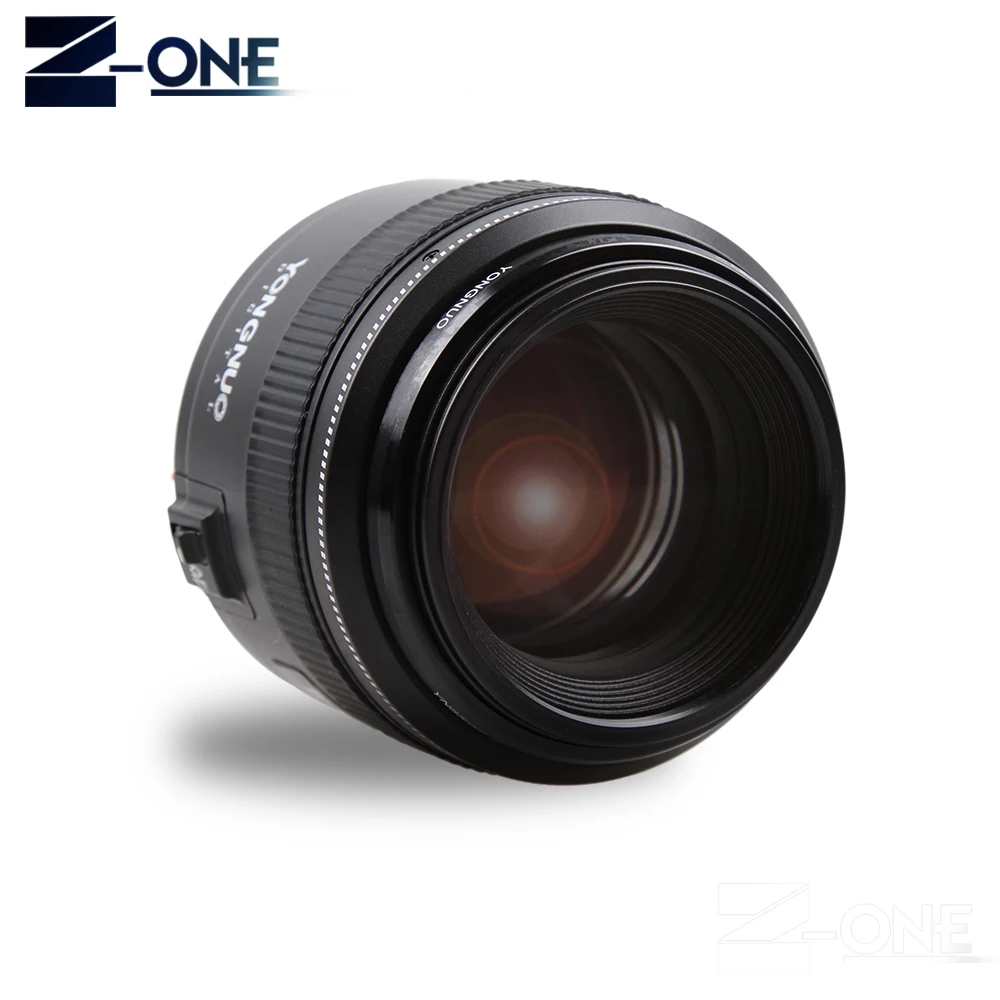 Объектив YONGNUO YN85mm F1.8 AF/MF Стандартный Средний объектив для телефото 85 мм с