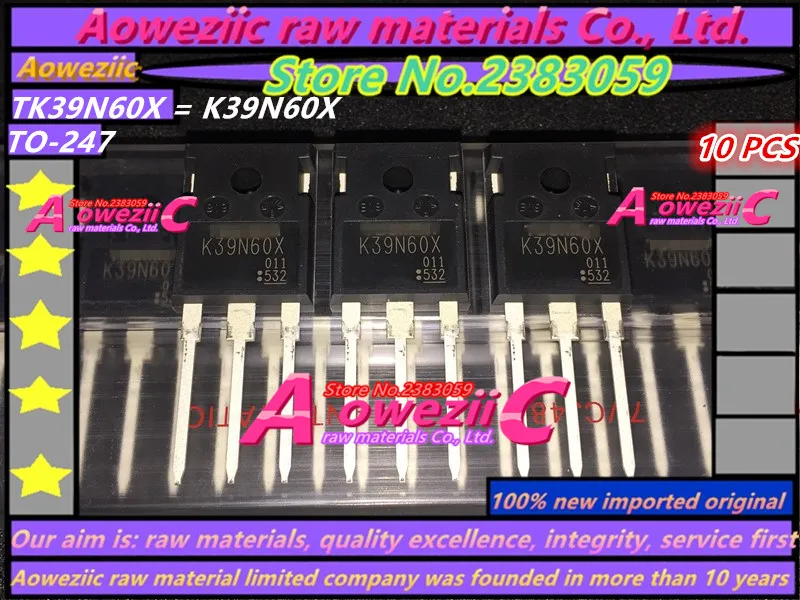 100% новый импортный оригинальный TK39N60W K39N60W TK39N60X K39N60X TK39N60W5 K39N60W5 TK39J60W K39J60W TK39J60W5 TO-247 |