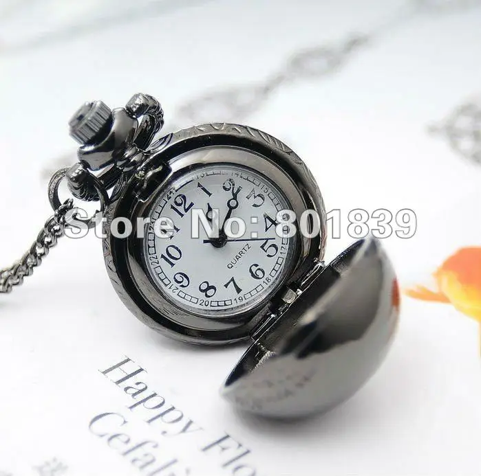 Роскошный дизайн с шариками Кварцевые женские ожерелья для девочек карманные