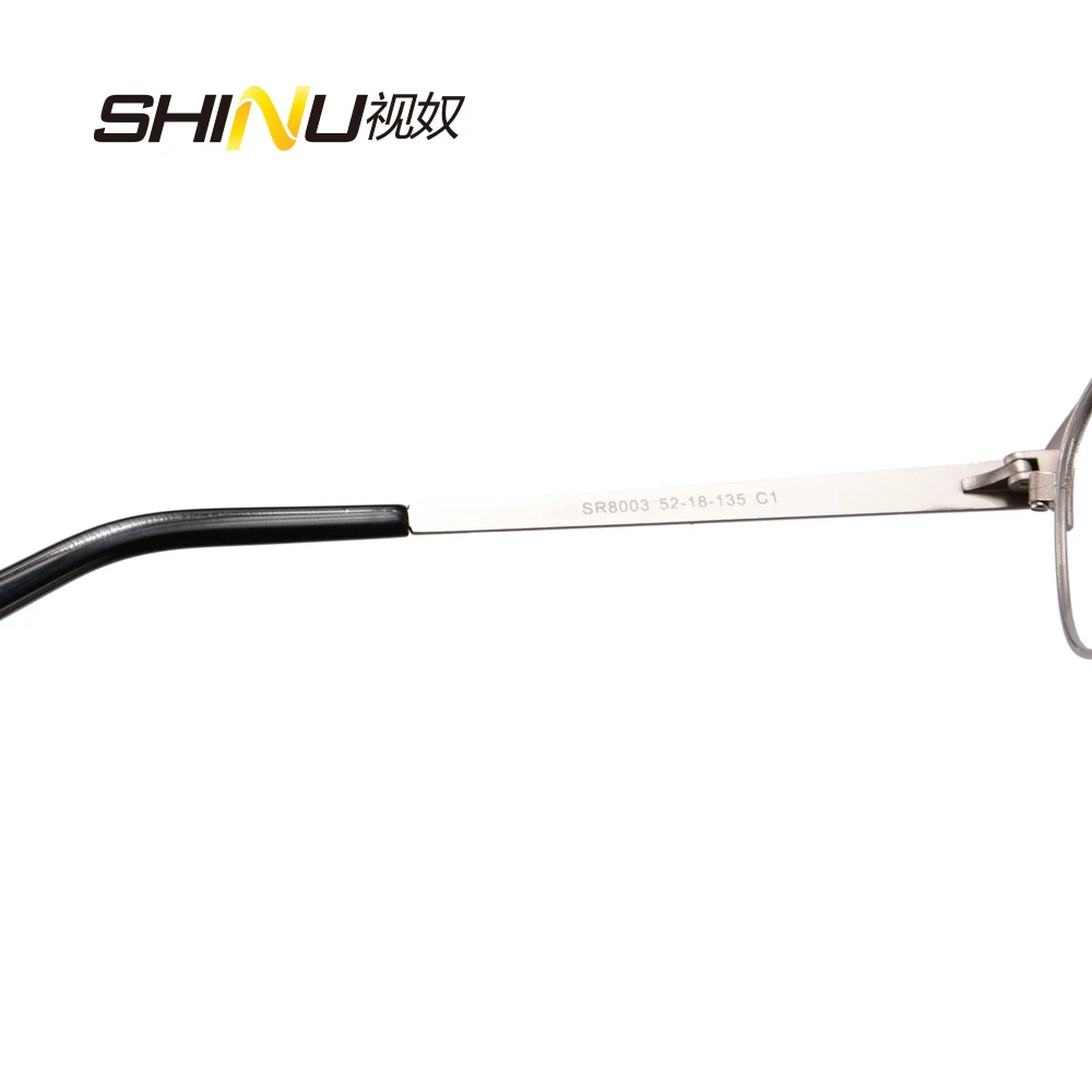 

Fashion brand eyeglasses Metalic frames women half rim electroplate eye glasses frames oculos de grau femininos SR8003
