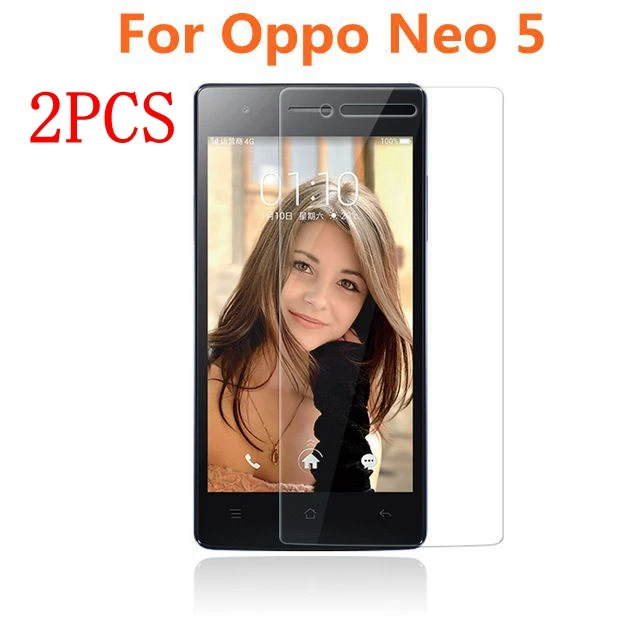 2 шт. закаленное стекло для Oppo Neo 5 Защита экрана Защитная пленка | Мобильные