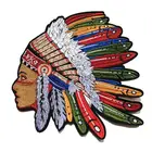 23 см нашивка с вышивкой, приклеиваемые утюгом нашивки с перьями индейцев, вышитые значки для сумки, джинсов, шляпы, футболки, Аппликации сделай сам, ремесло, Декор