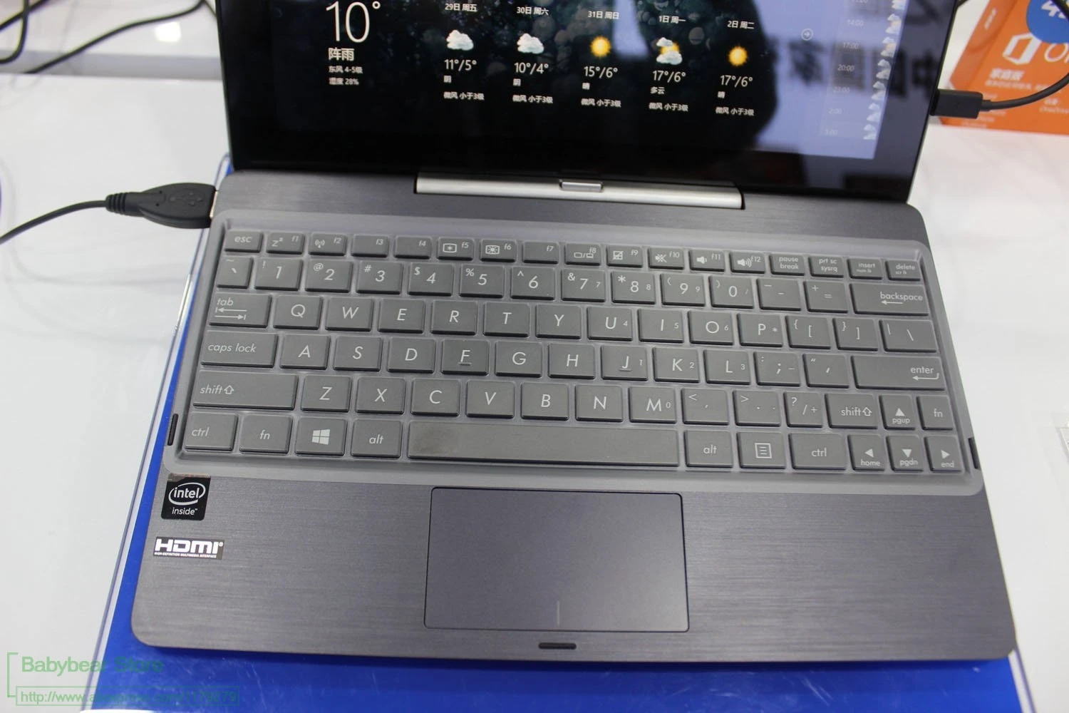 Чехол для клавиатуры Asus TransFormer Book T100 прозрачный чехол из ТПУ Tf502 Tf600 T100Chi T100Ta T100Ha