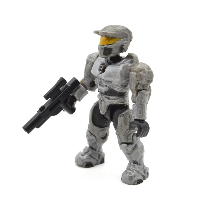1 Piece MB78 Одна Halo строительные блоки с пистолетами Монстры люди воины Спартанские войны игры ковенанты Кирпичи Детские игрушки - Цвет: 1 Piece MB78