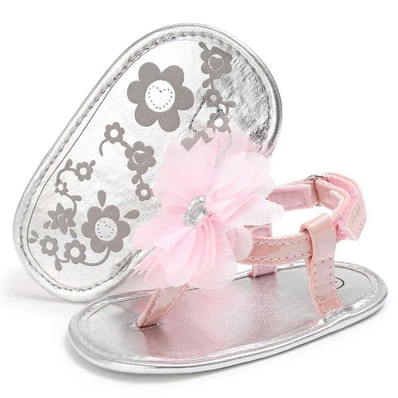 Сандалии для новорожденных девочек милые босоножки из искусственной кожи с