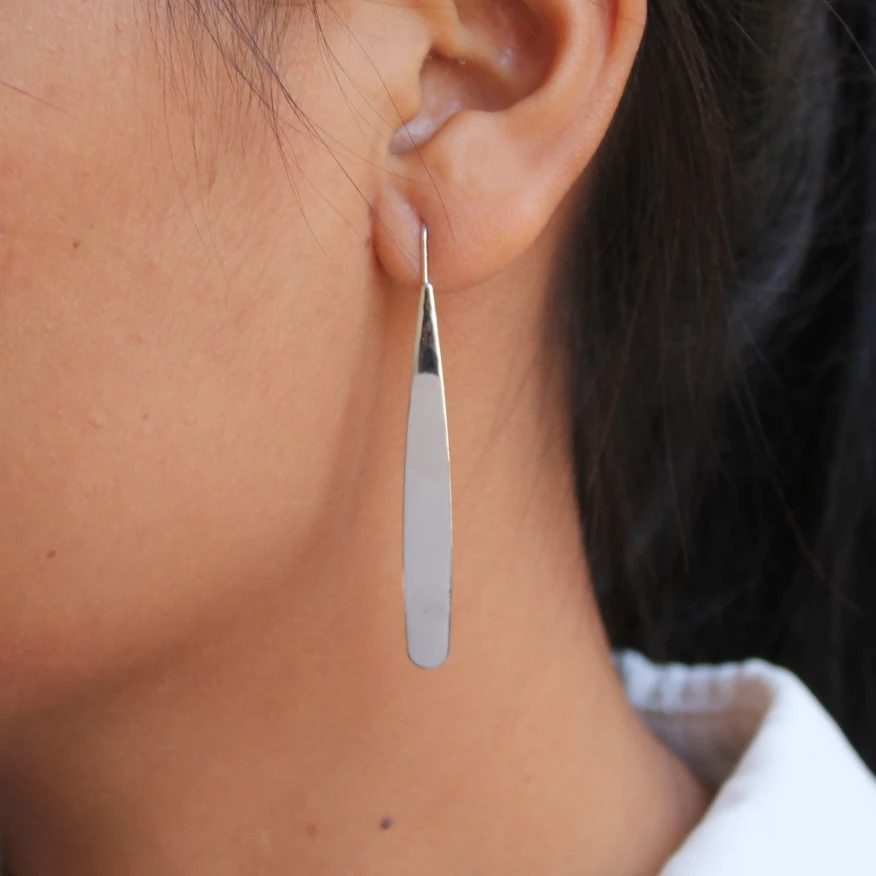 Trusta Лидер продаж Бесплатная доставка модные золотые/серебряные серьги 2 3