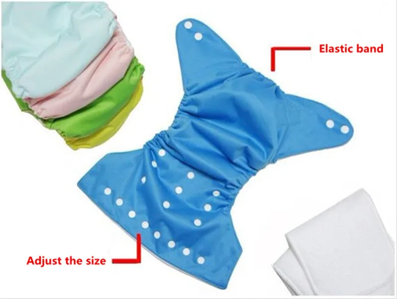 1 шт. летнее платье для новорожденной ворсистая ткань Подгузники Многоразовые