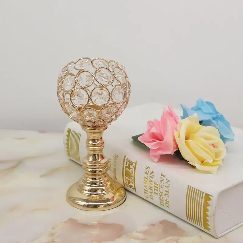 1 piece 16cm PEANDIM милый элегантный свечной фонарь маленький чайный светильник подсвечник свадебный стол центральные украшения вечерние подсвечник для дома - Color: 1 piece 16cm
