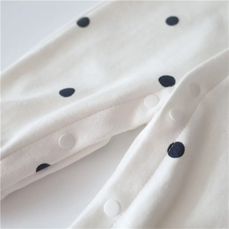 Детская одежда для младенцев Ромпер для девочек со длинным рукавом, изделие для малышей, хлопковый милый комбинезон.