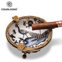 cigarloong cigar ashtray ceramic 45mm smoke tank decoration fashion cigar smoke detector ah 1100
