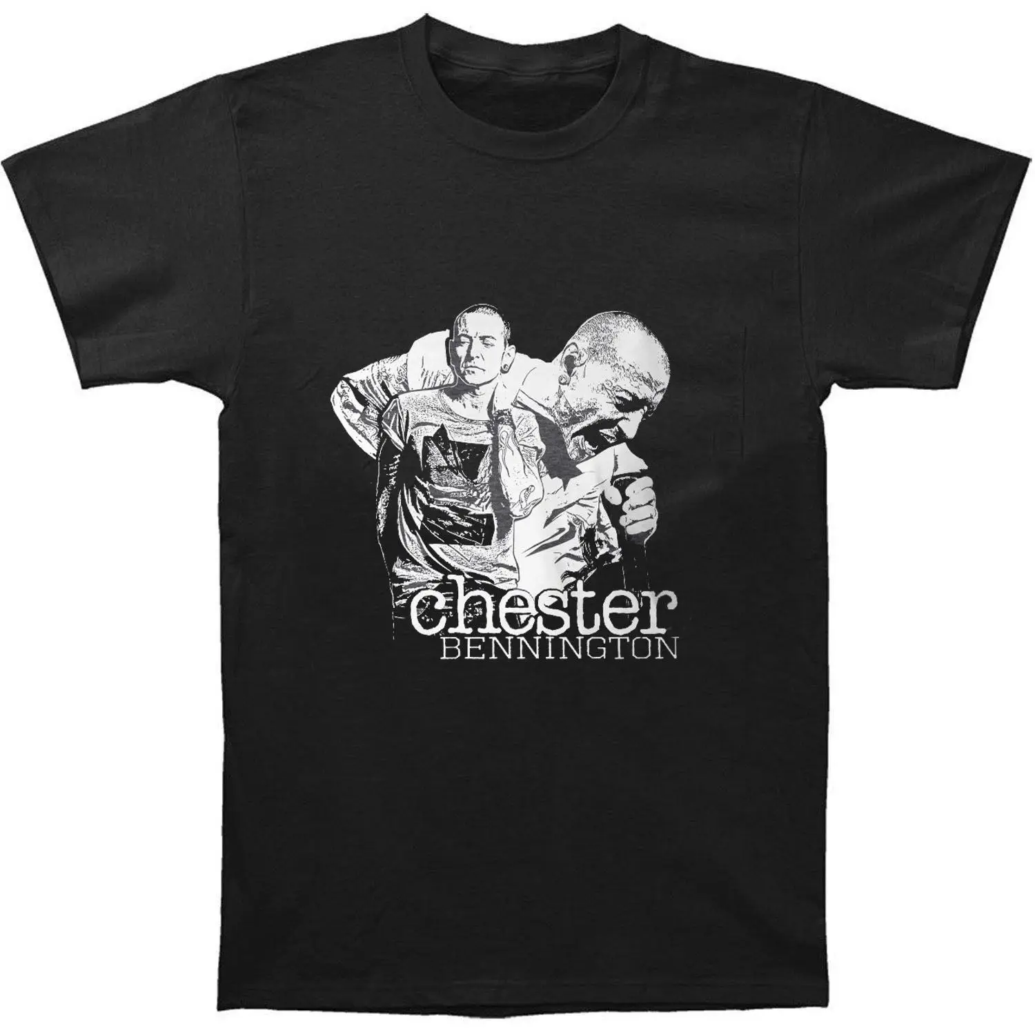 Новая мужская хлопковая Повседневная летняя футболка с логотипом Честера