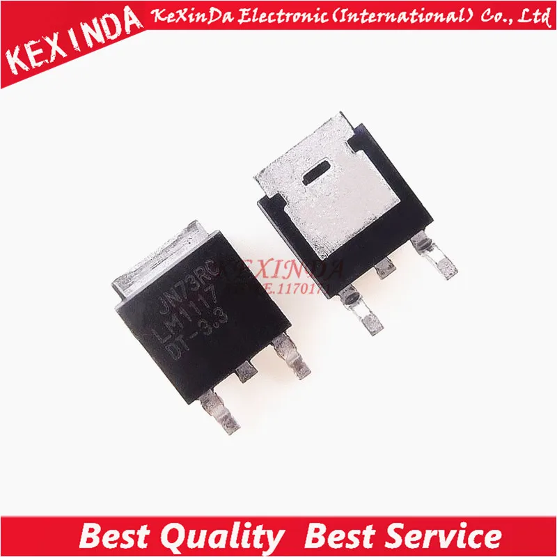 LM1117DT-3.3 LM1117DT-3.3/NOPB LM1117 DT-3.3 IC REG LDO 3 V 0.8A TO-252 100 шт./лот Бесплатная доставка |