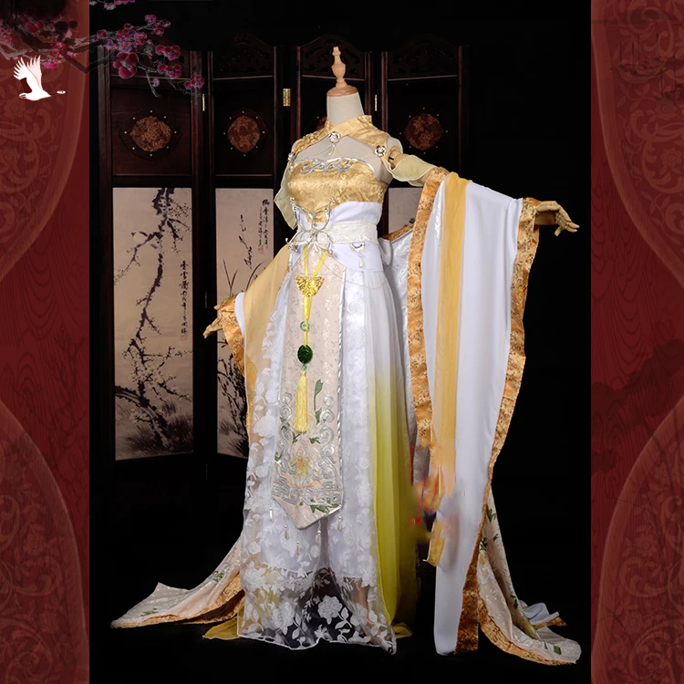 Kang Jin Long Limited, комплект из 2 предметов, серия «Чудо Никки», костюм принцессы, Hanfu, костюм для сцены или костюмированной вечеринки, Женский костюм для косплея, Hanfu