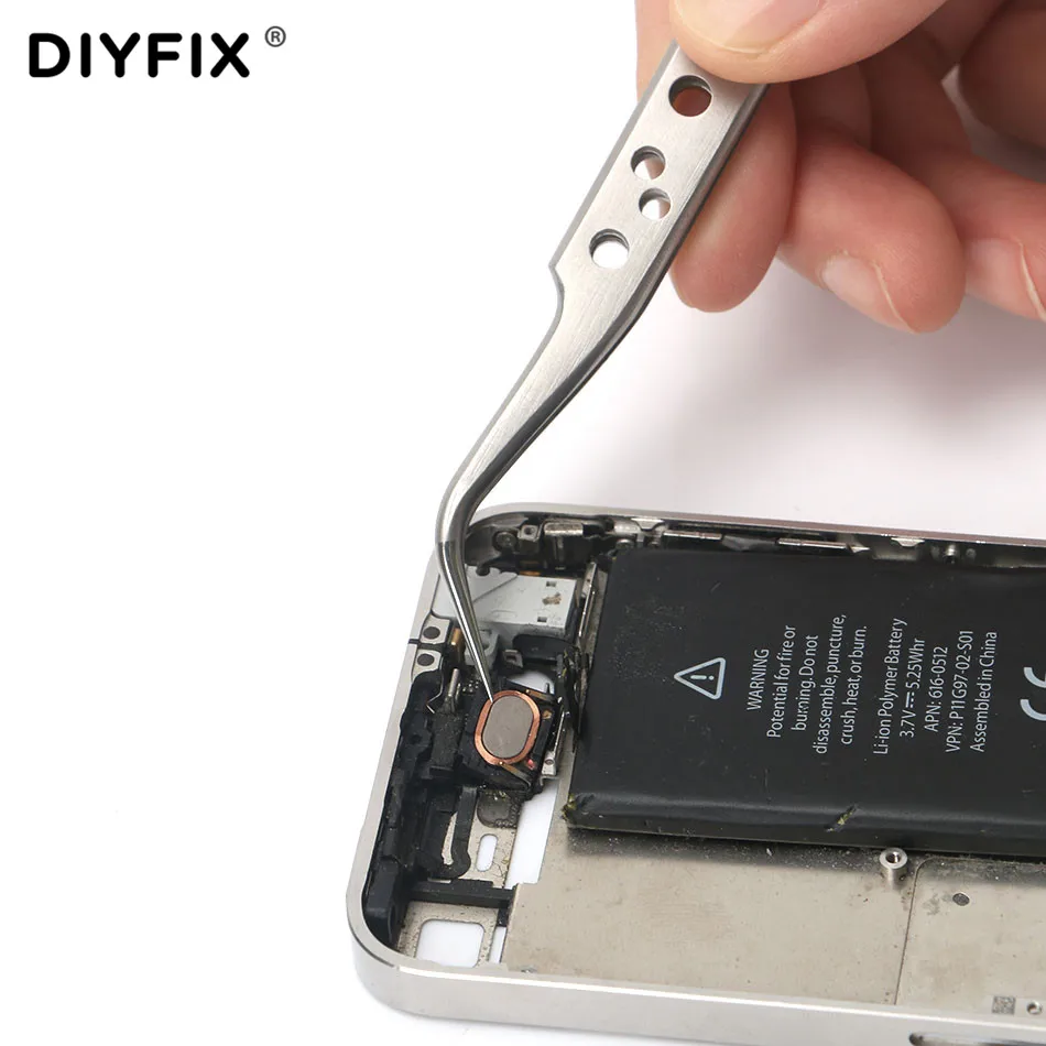 Пинцет DIYFIX из нержавеющей стали прецизионный Антистатический пинцет с прямыми