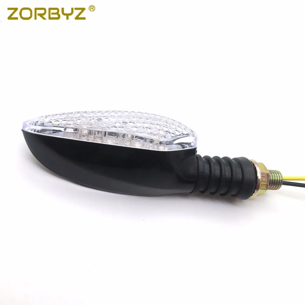 Зеленый светодиодный индикатор поворота ZORBYZ для мотоцикла Honda Yamaha Kawasaki KTM Sport Street
