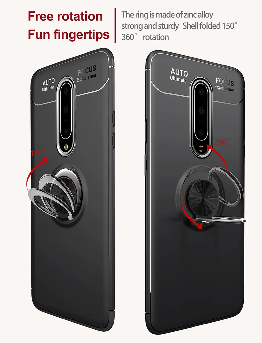Невидимое кольцо для OnePlus 7 Pro Чехол One Plus 7 Чехол кольцо кронштейн для телефона для OnePlus 7 чехол s 1+ 7 Pro 7t 7T