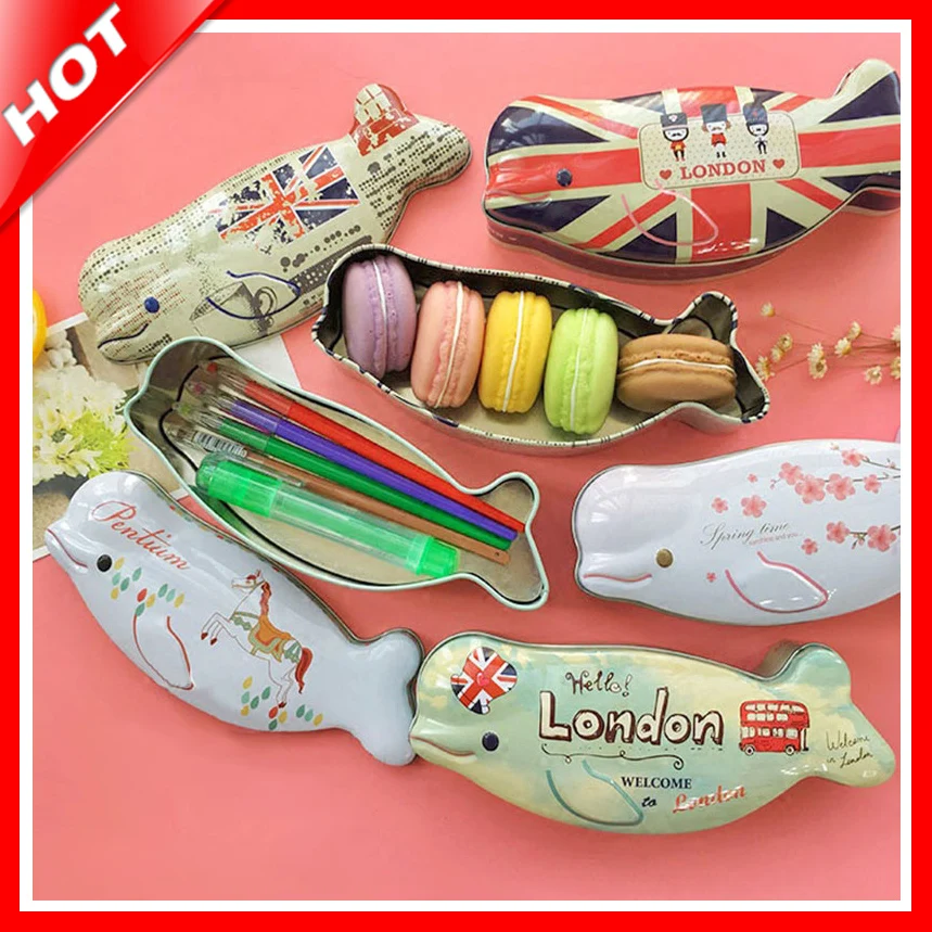 Лондонский стиль Новинка Дельфин Тинс подарок чайные конфеты хранения