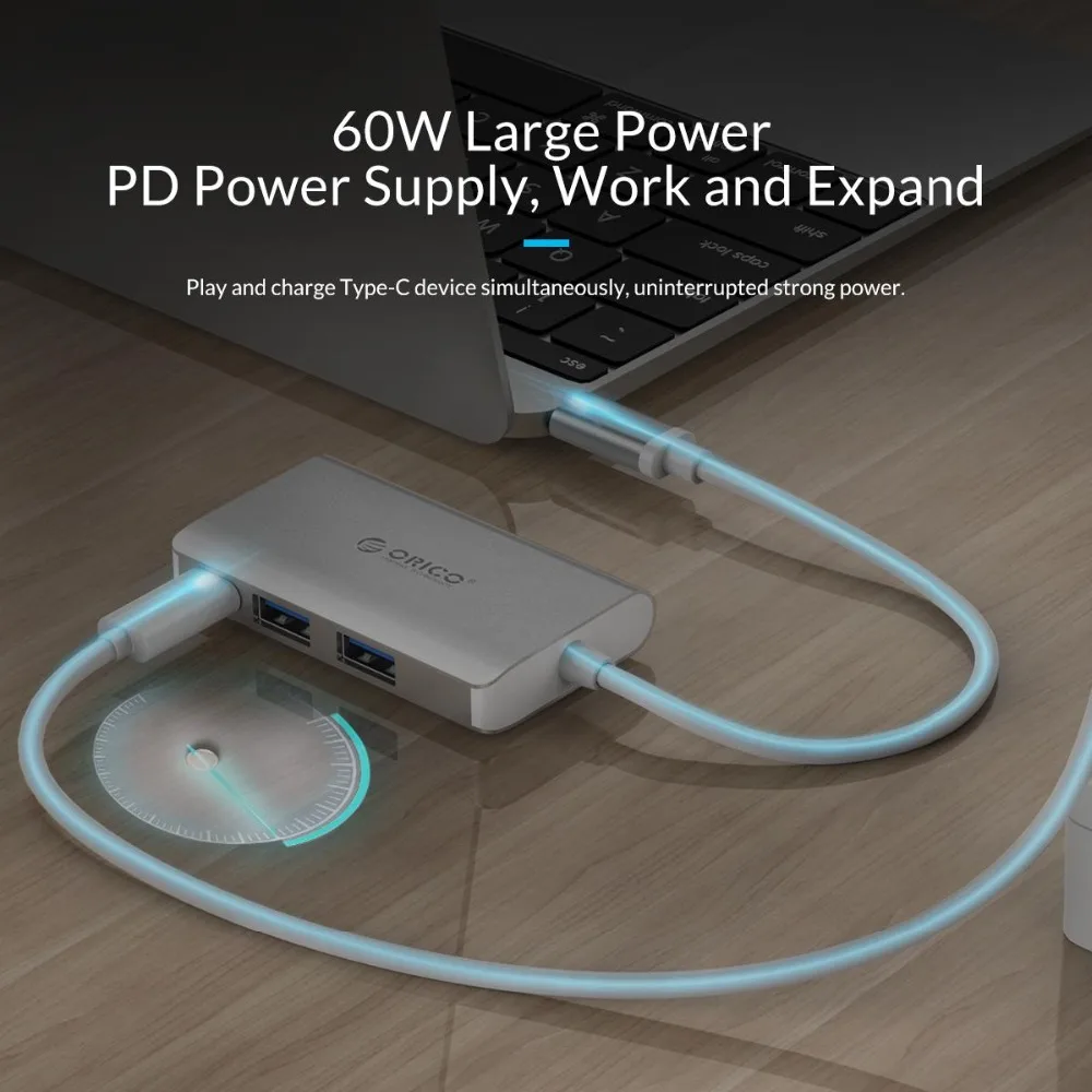 USB Концентратор ORICO Type C к USB3.0 концентратор HDMI адаптер с разъемами для зарядки Samsung