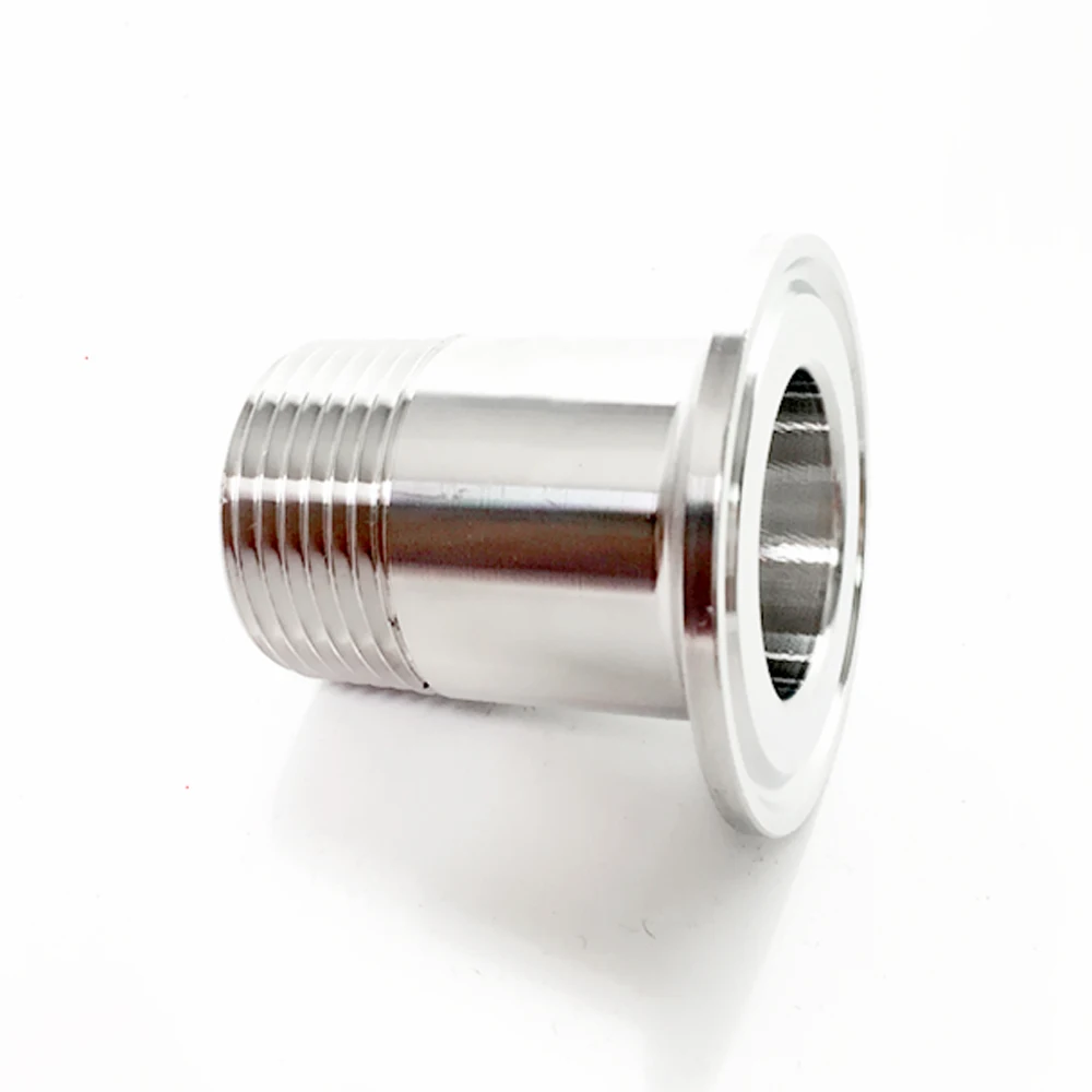 1/4 &quotBSPT Male x 0 75&quot Tri Clamp SUS 304 санитарная муфта из нержавеющей стали для Домашнего