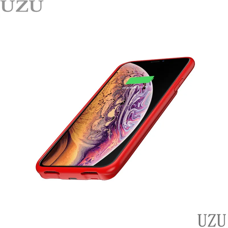 5000 мАч ультра тонкий чехол для зарядного устройства для iphone xs amx противоударный портативный беспроводной чехол для зарядки аккумулятора для iphone xr