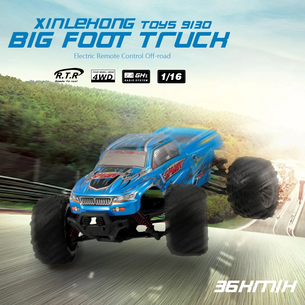 RC игрушки для детей 9130 1:16 большие ноги автомобили 2 4 ГГц 4WD 36 км/ч высокоскоростной