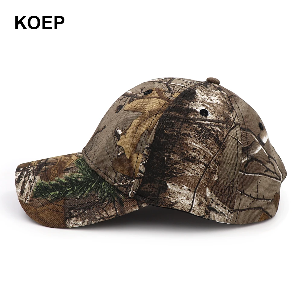 KOEP новый открытый джунгли Рыбалка Бейсбол шляпа Кепки Мужская камуфляжная для