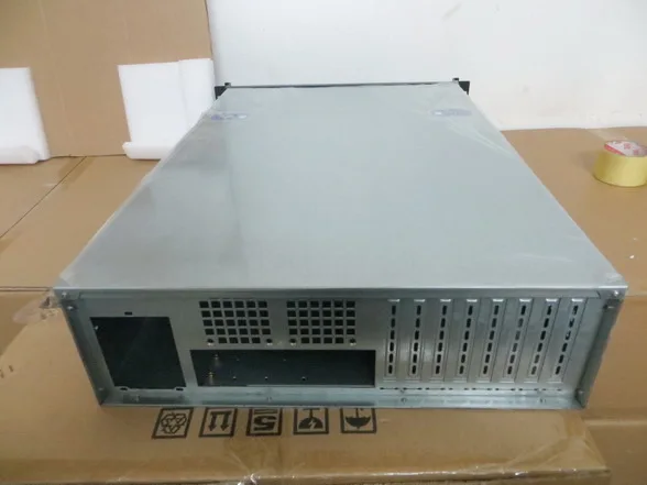 Серверный чехол для компьютера R365-8 горячий штекер 3U650 8 пластин заднего стекла 8PCI