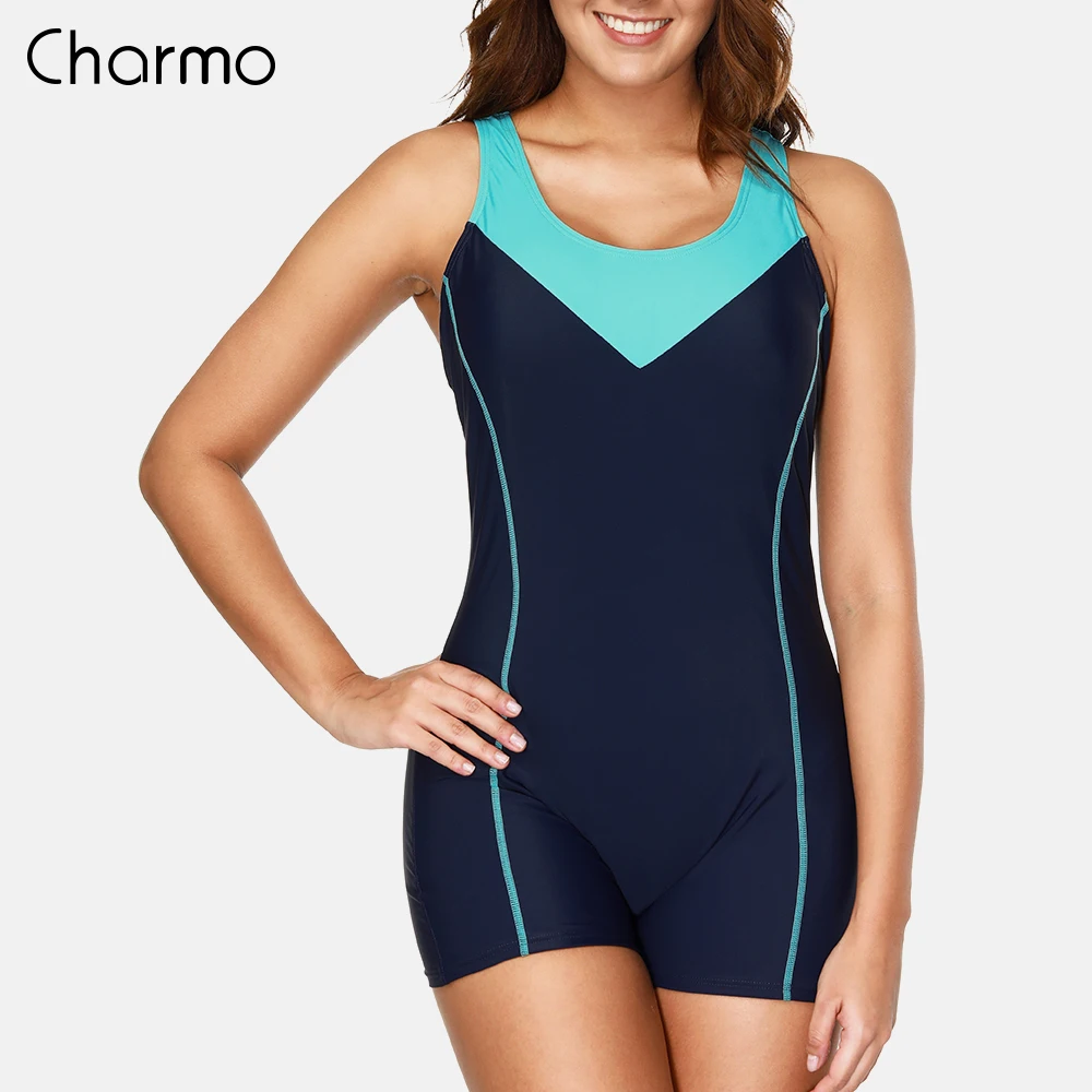 Charmo цельные женские спортивные купальники Фитнес Спортивный купальник