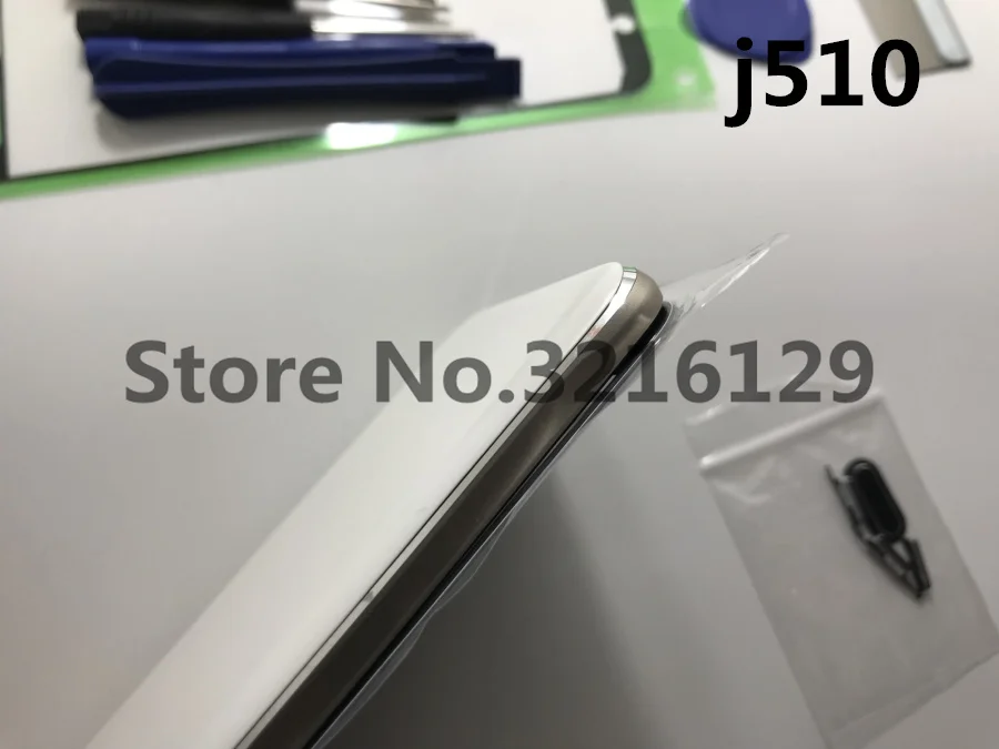 Full Housing For Samsung J5 J510F J510 2016 Front Mid Frame Plate Bezel Battery Back Cover Door Case+glass With Side Buttons | Мобильные