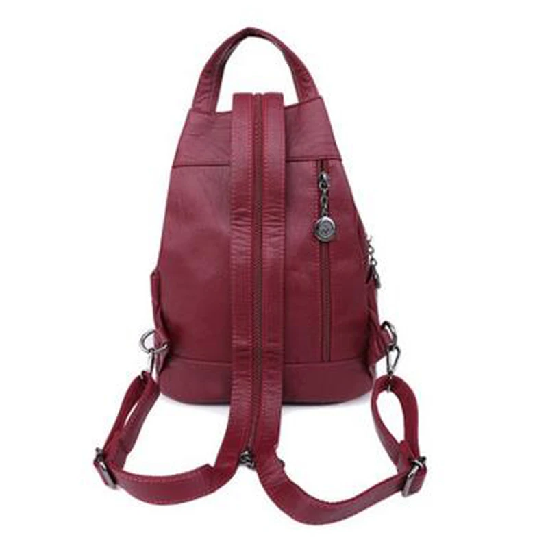 Рюкзак женский из натуральной кожи вместительный | Багаж и сумки
