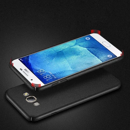 Чехол для Samsung Galaxy A8 2015 чехол Роскошный ультра тонкий жесткий матовый защитный A800