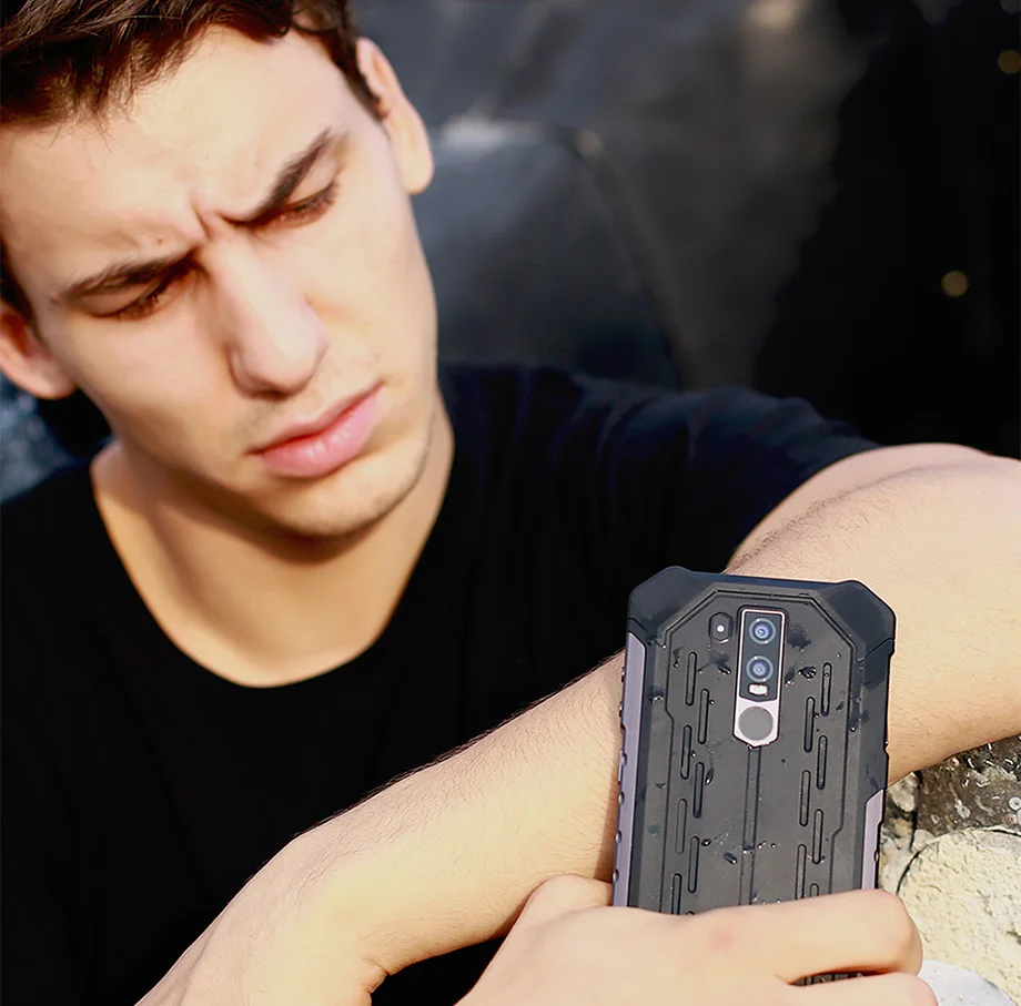 Ulefone Armor 6 IP68 IP69K Android 8,1 смартфон 6," Helio P60 6G+ 128G Face ID Беспроводная зарядка прочный водонепроницаемый мобильный телефон