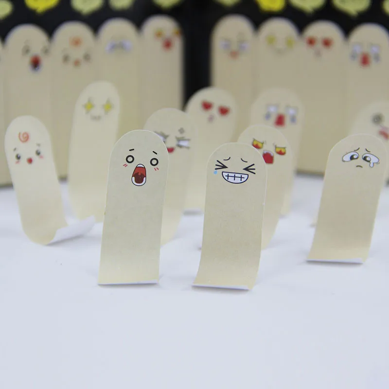 200 страниц Kawaii уникальный Скрапбукинг десять Пальцы наклейки закладки флажки для вкладок Memo книжные маркеры бумаги для заметок на клейкой основе