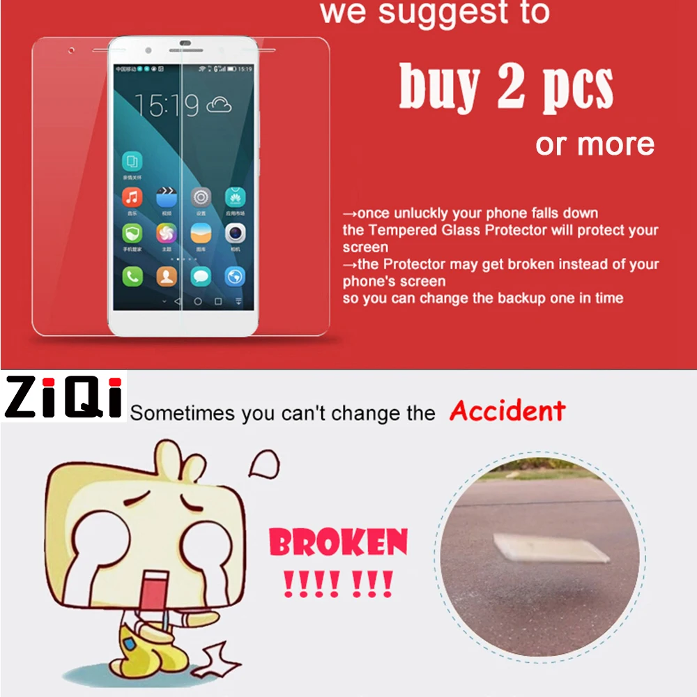 2 шт. протектор экрана для MEIZU M2 NOTE Mini Premium закаленное стекло 0 3 мм 9H