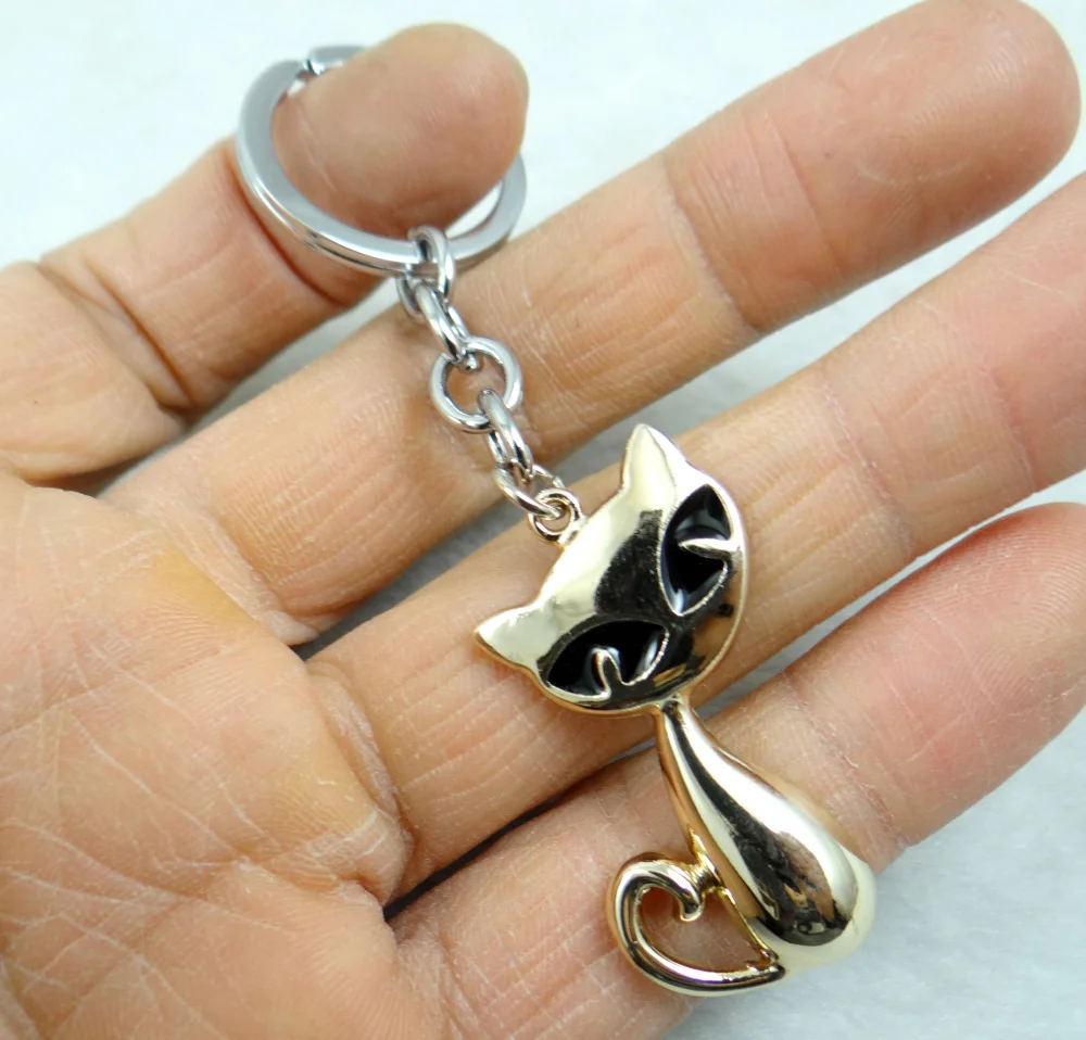 1 шт. брелок для ключей в виде кошки|cat keychain|fashion keychainkeychain fashion |