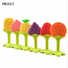 Детская компактная Силиконовая зубная щетка для младенцев