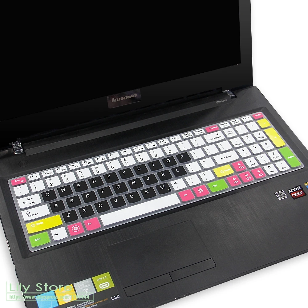 Защитная пленка для клавиатуры 15 дюймов Lenovo 6 дюйма ideaPad Flex 2 B50 с защитой от