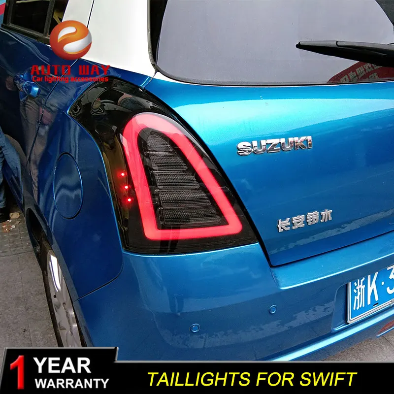 Автомобильный Стайлинг задняя лампа чехол для Suzuki Swift задние фонари 2005- светодиодная сигнальная лампа Suzuki Swif задний фонарь светодиодные задние фары