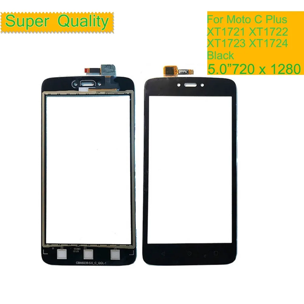 Сенсорный экран 5 0 дюйма для Motorola Moto C Plus XT1721 XT1722 XT1723 XT1724 дигитайзер передняя