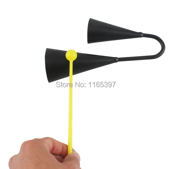 Бесплатная доставка 1 шт. детский музыкальный металлический двойной колокольчик