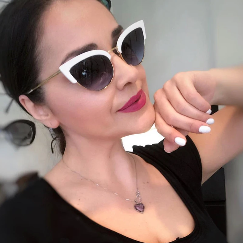 Bikinx Винтажные Солнцезащитные очки для женщин дизайнерские модные