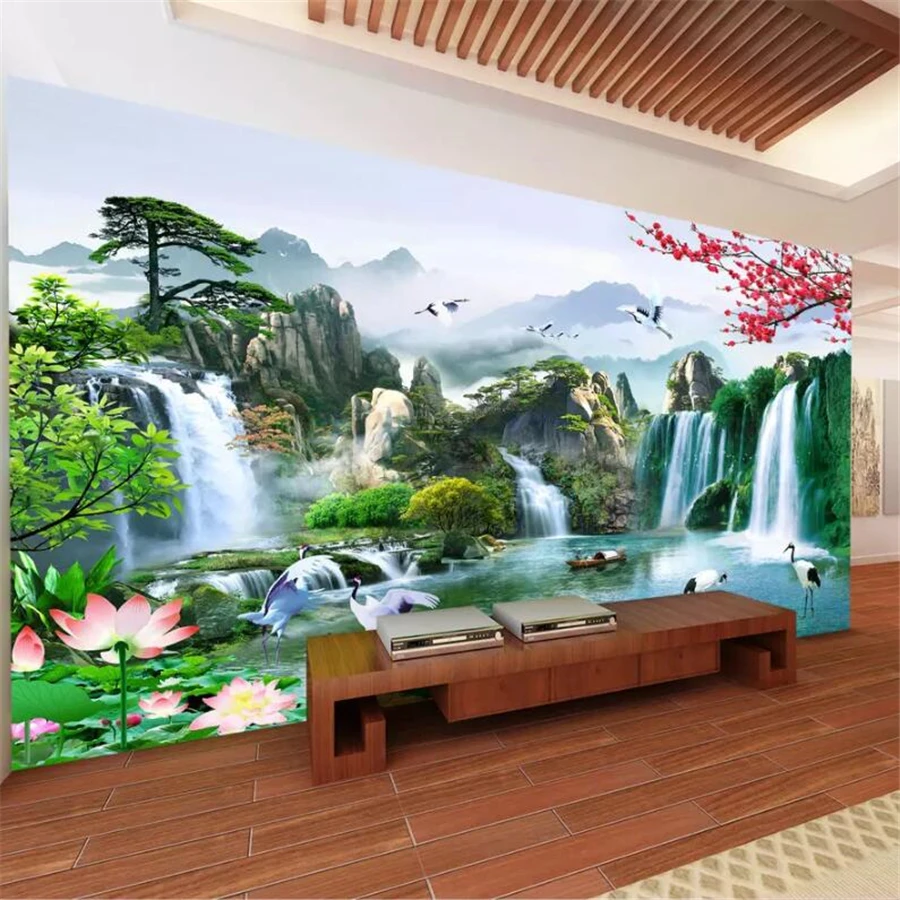 Обои на заказ, 3d большие фотообои, Настенные обои без водной воды, ТВ, фон, обои, papel de parede, 3d фрески
