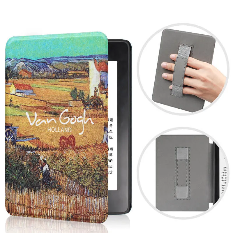 Harvest wheat field Для всех новых Kindle чехол тонкий легкий из искусственной кожи смарт-чехол для всех новых Kindle 10го поколения - Цвет: Harvest wheat field