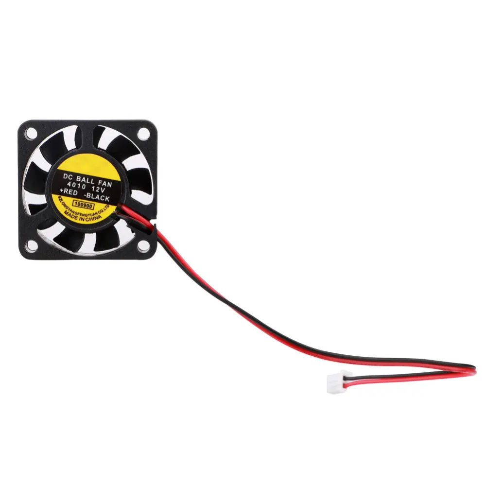 Вентилятор охлаждения 12V 24V 2 Pin с проводом Dupont бесщеточный 40*40*10 крутые