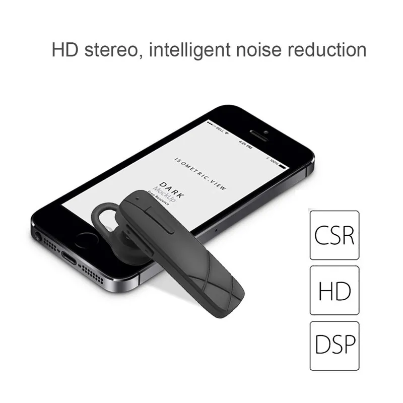 Наушники KEBIDU CSR4.0 портативные наушники вкладыши с микрофоном Bluetooth гарнитура мини
