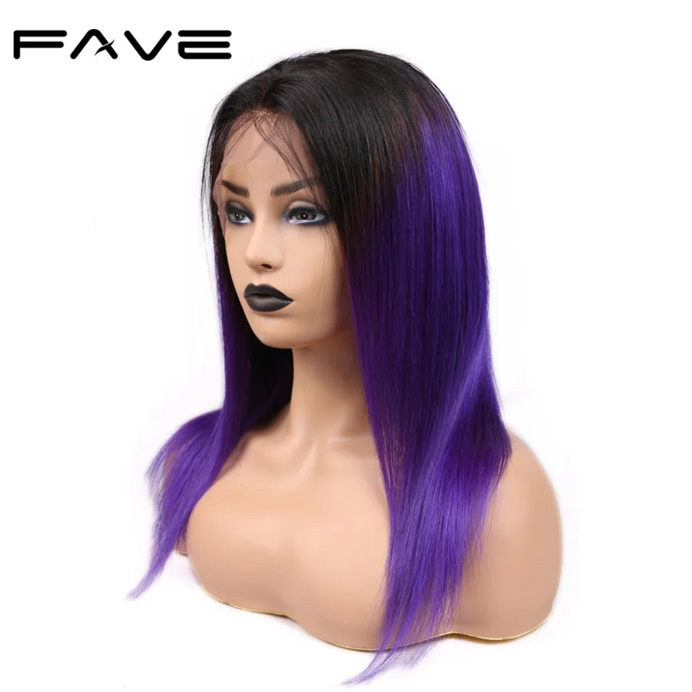 FAVE Hair 13*4 кружевные фронтальные прямые Омбре парики с детскими волосами