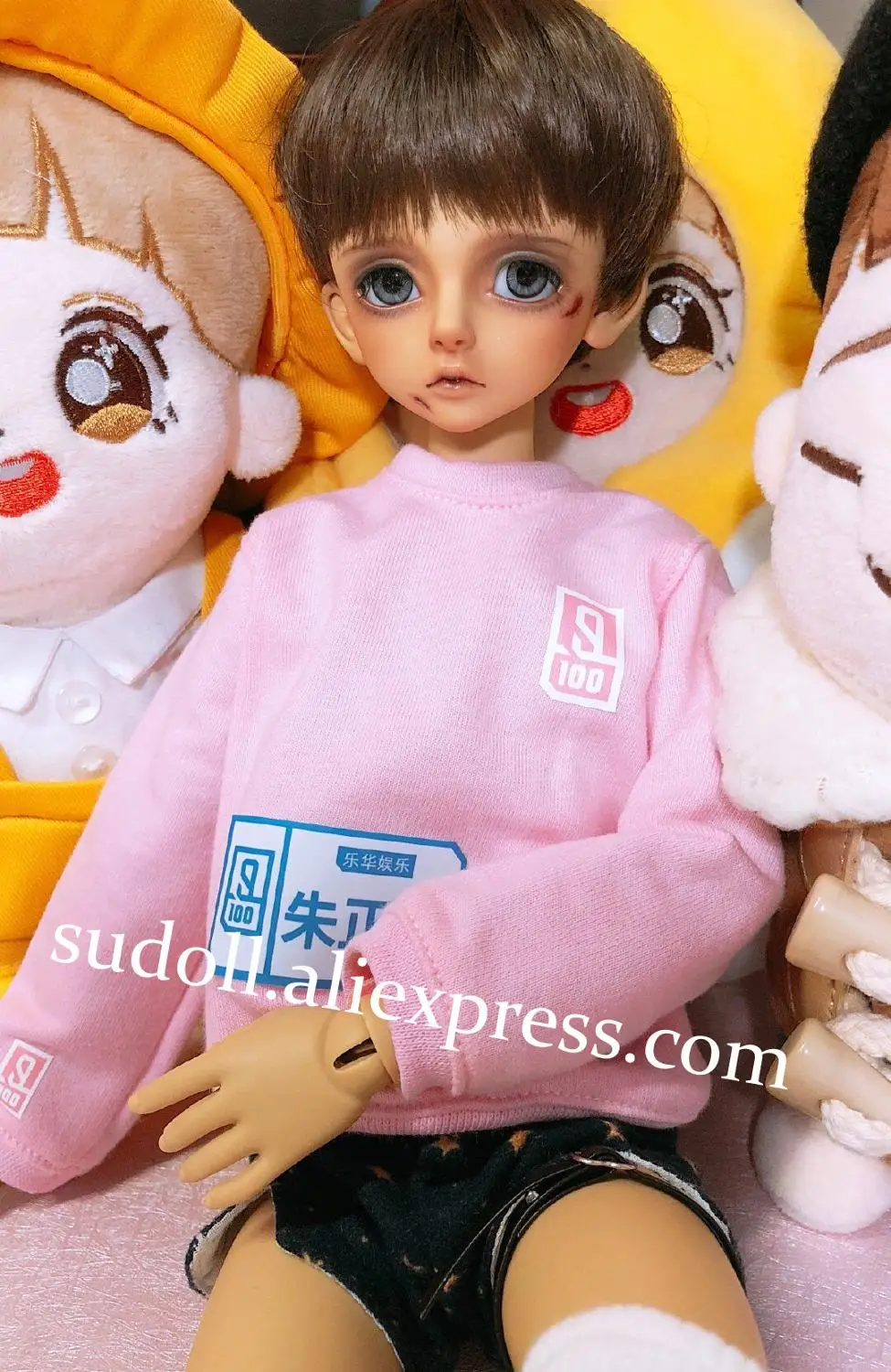 Горячая продажа SuDoll 1/4 BJD SD кукла мальчик Смола голая Неокрашенная тела + глаза